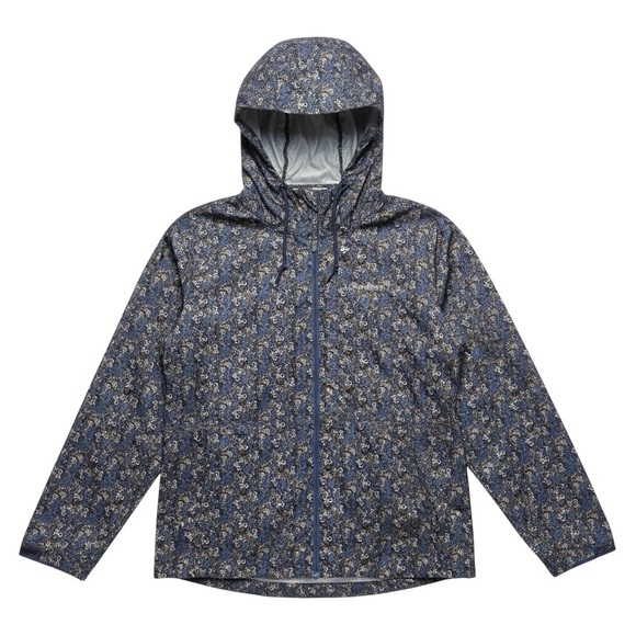 Columbia Jackets & Blazers - Columbia Women’s Floral Women's windbreaker Utility Blue Jacket size M 1706011